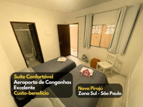 Suíte 1 exclusiva em Casa/Pousada, Aeroporto Congonhas - suíte não compartilhada